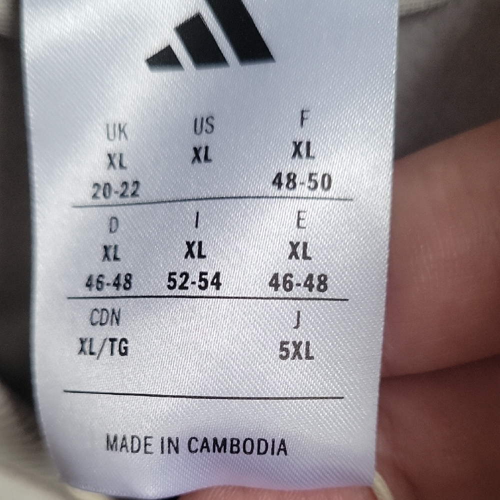 Adidas Off-White Casual Zip Jacket - Picture 6 of 13